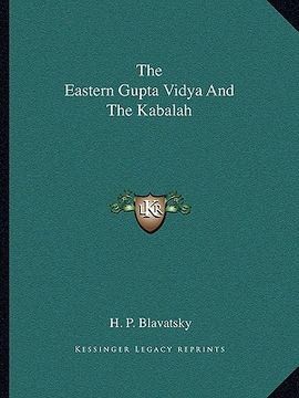 portada the eastern gupta vidya and the kabalah