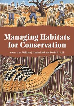 portada Managing Habitats for Conservation (en Inglés)