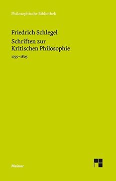 portada Schriften zur Kritischen Philosophie