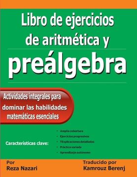 portada Libro de ejercicios de aritmética y preálgebra