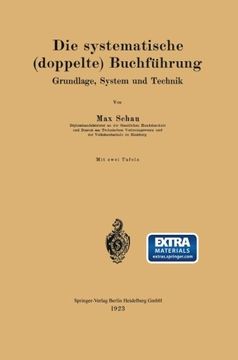 portada Die systematische (doppelte) Buchführung: Grundlage, System und Technik (German Edition)
