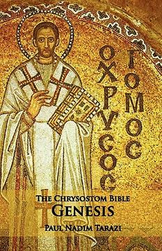 portada the chrysostom bible - genesis: a commentary