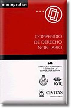 portada Compendio de Derecho  Nobiliario (Monografía)