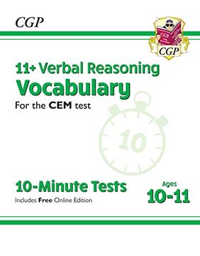 portada New 11+ cem 10-Minute Tests: Verbal Reasoning Vocabulary - Ages 10-11 (en Inglés)