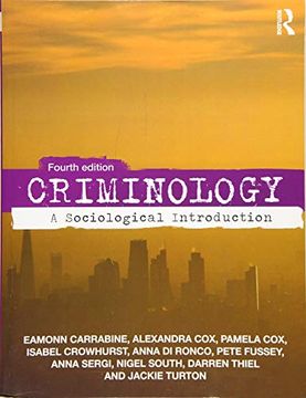 portada Criminology: A Sociological Introduction (in English)