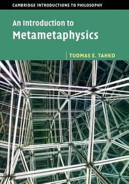 portada An Introduction to Metametaphysics (Cambridge Introductions to Philosophy) (in English)