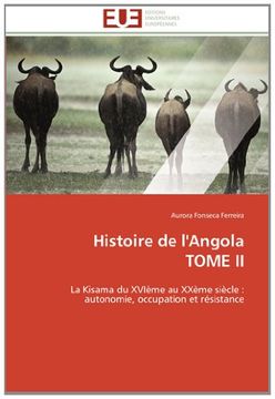 portada Histoire de L'Angola Tome II