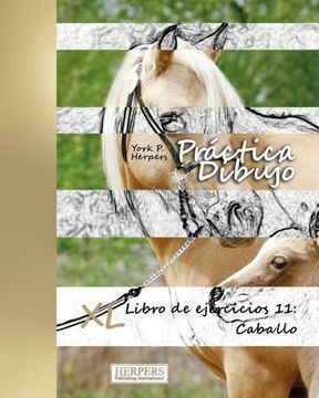 portada Práctica Dibujo - XL Libro de ejercicios 11: Caballo (Volume 11) (Spanish Edition)
