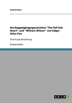 portada Die Doppelgängergeschichten "The Tell-Tale Heart" und "William Wilson" von Edgar Allan Poe (German Edition)