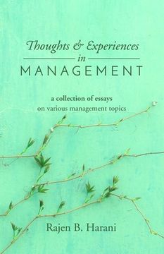 portada Thoughts and Experiences in Management (en Inglés)