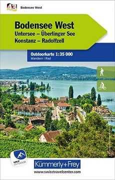 portada Bodensee West nr. 43 Outdoorkarte Deutschland 1: 35 000 Untersee, Überlinger See, Konstanz, Radolfzell, Water Resistant, Free Download mit hkf Maps app