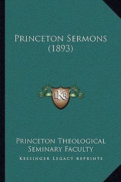 portada princeton sermons (1893) (en Inglés)