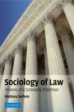 portada Sociology of law Hardback: Visions of a Scholarly Tradition (en Inglés)