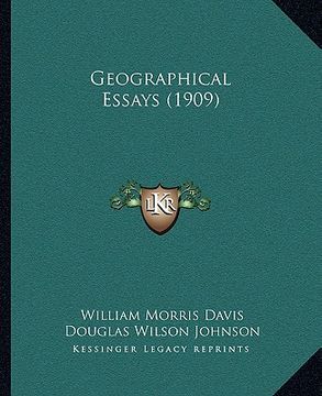 portada geographical essays (1909) (in English)