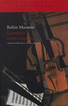 portada La Musica Como Concepto (in Spanish)