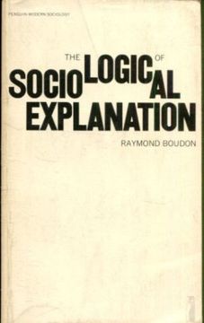 portada THE LOGIC OF SOCIOLOGICAL EXPLANATION.