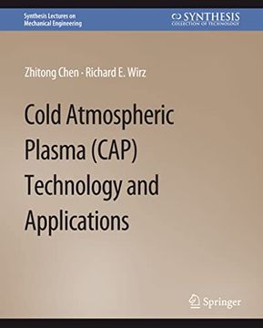 portada Cold Atmospheric Plasma (Cap) Technology and Applications (en Inglés)