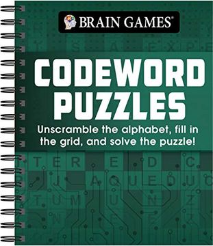 portada Brain Games - Codeword Puzzle: Unscramble the Alphabet, Fill in the Grid, and Solve the Puzzle! 