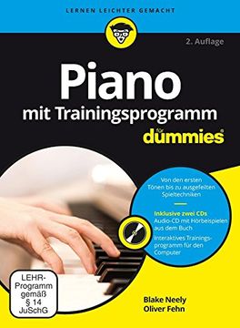 portada Piano mit Trainingsprogramm für Dummies (in German)