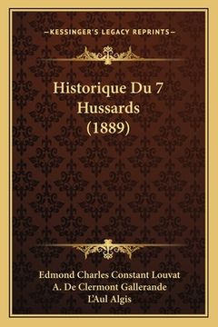 portada Historique Du 7 Hussards (1889) (en Francés)