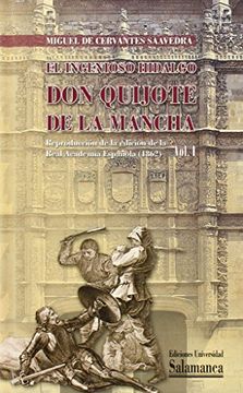 portada El ingenioso hidalgo don Quijote de la Mancha. Reproducción de la Edición de la Real Academia Española (1862)