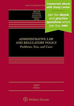 portada Administrative law & Regulator: Problems, Text, and Cases [Connected Ebook With Study Center] (Aspen Casebook) (en Inglés)