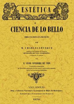 portada Estética o Ciencia de lo Bello (in Spanish)