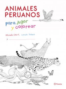 portada Animales Peruanos Para Jugar y Colorear