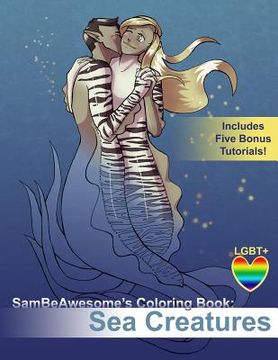 portada Sambeawesome's Coloring Book: Sea Creatures (en Inglés)