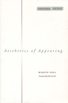 portada Aesthetics of Appearing (in English)