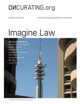 portada Oncurating Issue 28: Imagine Law (in English)