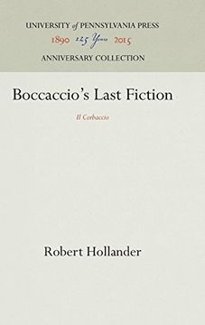 portada Boccaccio's Last Fiction: "il Corbaccio" (The Middle Ages Series) (in English)