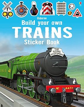 portada Build Your own Trains Sticker Book (Build Your own Sticker Books) 