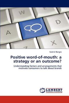 portada positive word-of-mouth: a strategy or an outcome? (in English)