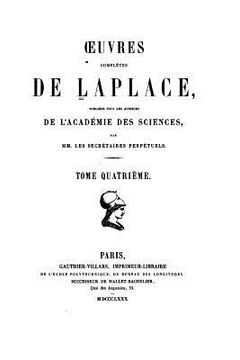 portada Oeuvres Complètes de Laplace - Tome IV (in French)