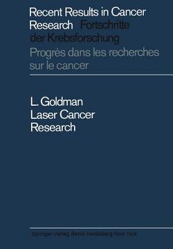 portada laser cancer research (en Inglés)