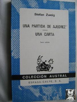 portada Una Partida de Ajedrez. Una Carta (in Spanish)