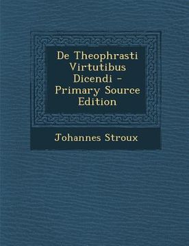 portada de Theophrasti Virtutibus Dicendi (in Latin)