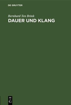 portada Dauer und Klang (in German)