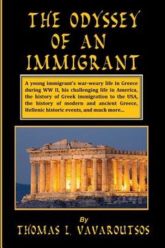 portada The Odyssey Of An Immigrant (en Inglés)