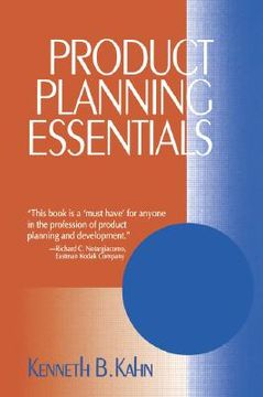 portada product planning essentials (en Inglés)