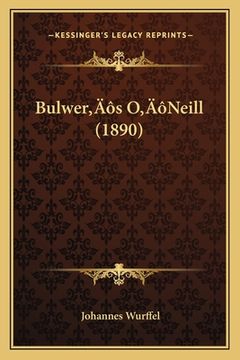 portada Bulwer's O'Neill (1890) (en Alemán)