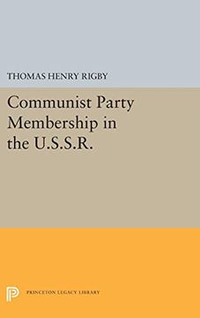 portada Communist Party Membership in the U. S. S. R. (Princeton Legacy Library) (en Inglés)