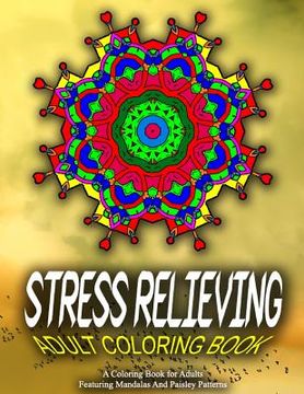 portada STRESS RELIEVING ADULT COLORING BOOK - Vol.4: relaxation coloring books for adults (en Inglés)