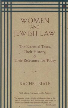 portada Women and Jewish Law: The Essential Texts, Their History, and Their Relevance for Today (en Inglés)