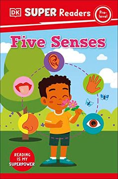 portada Dk Super Readers Pre-Level Five Senses (en Inglés)