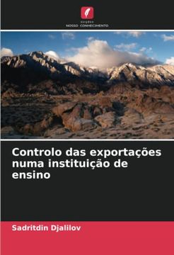 portada Controlo das Exporta��Es Numa Institui��O de Ensino