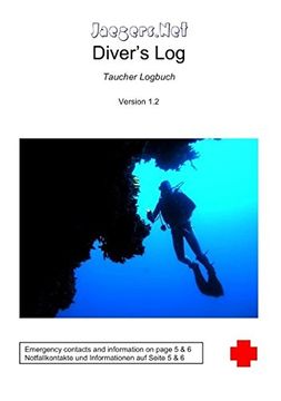 portada Jaegers.Net Diver's Log - Taucher Logbuch (German and English Edition)