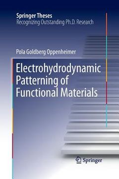 portada Electrohydrodynamic Patterning of Functional Materials (en Inglés)