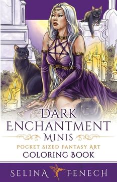 portada Dark Enchantment Minis - Pocket Sized Fantasy Art Coloring Book 